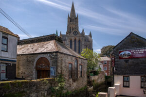 Blick auf die kathedrale von Truro Hauptstadt von Cornwall