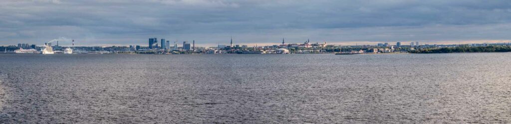 Panoramabild von Helsinki